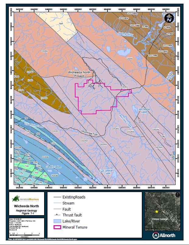 Wicheeda Project Location Geological Setting and Mineralization Power One Corp Wicheeda - BC