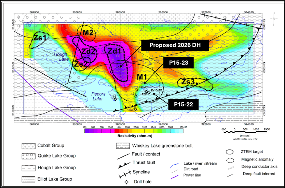 POWER ONE TO RETURN TO PECORS TO DEEP-TEST FOR MAGMATIC NI-CU-PGE MINERALIZATION 3 image 2 Power One Corp. POWER ONE TO RETURN TO PECORS TO DEEP-TEST FOR MAGMATIC NI-CU-PGE MINERALIZATION